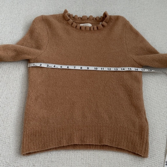 Doen Brown Ruffle Sweater - Picture 3 of 7